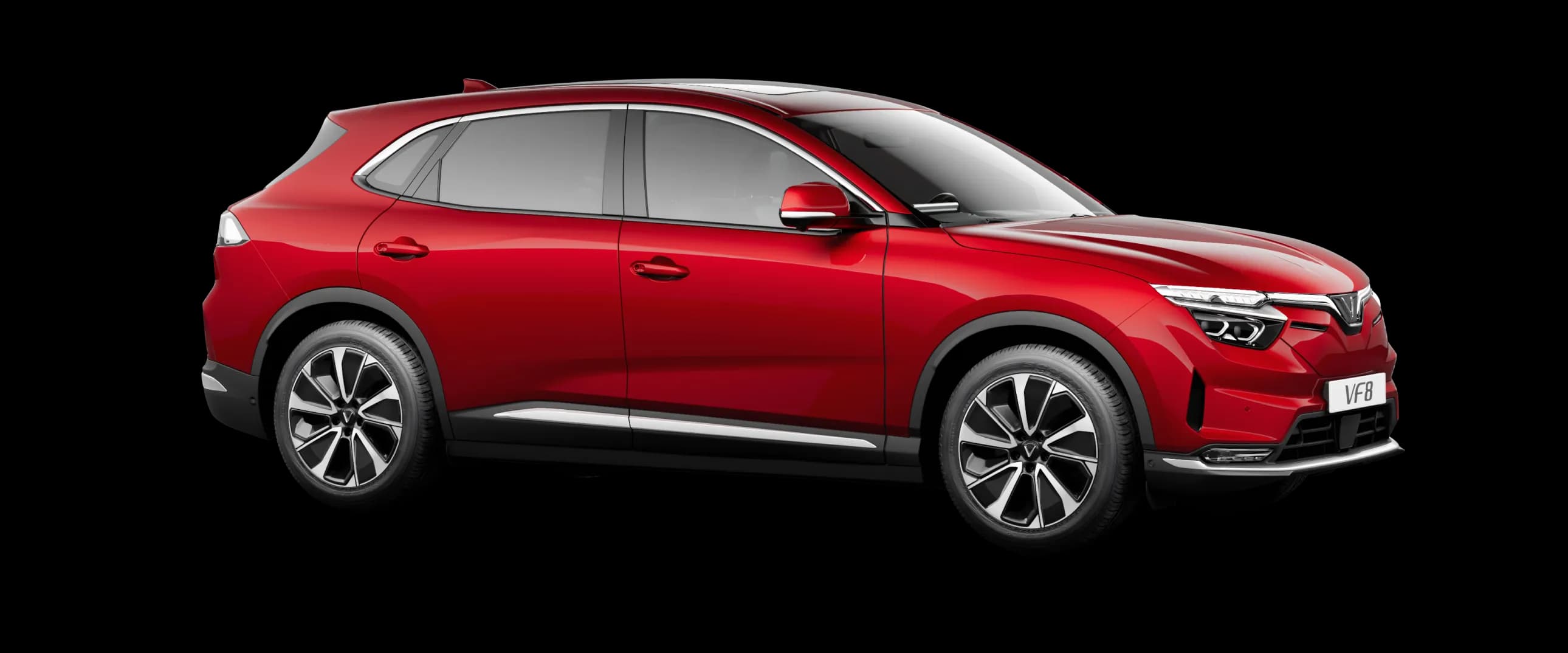 VinFast VF8 màu Crimson Red