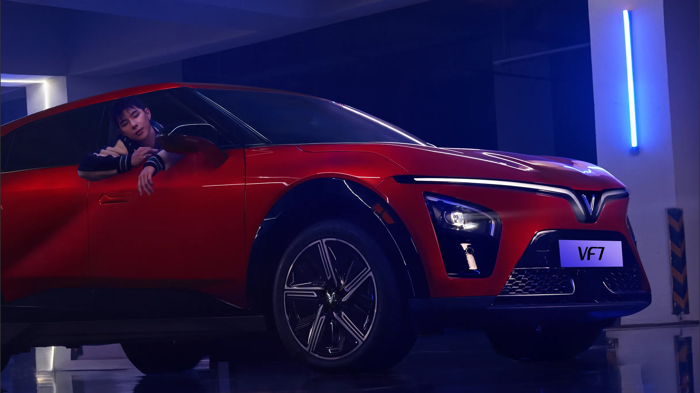 VF7 gương chiếu hậu